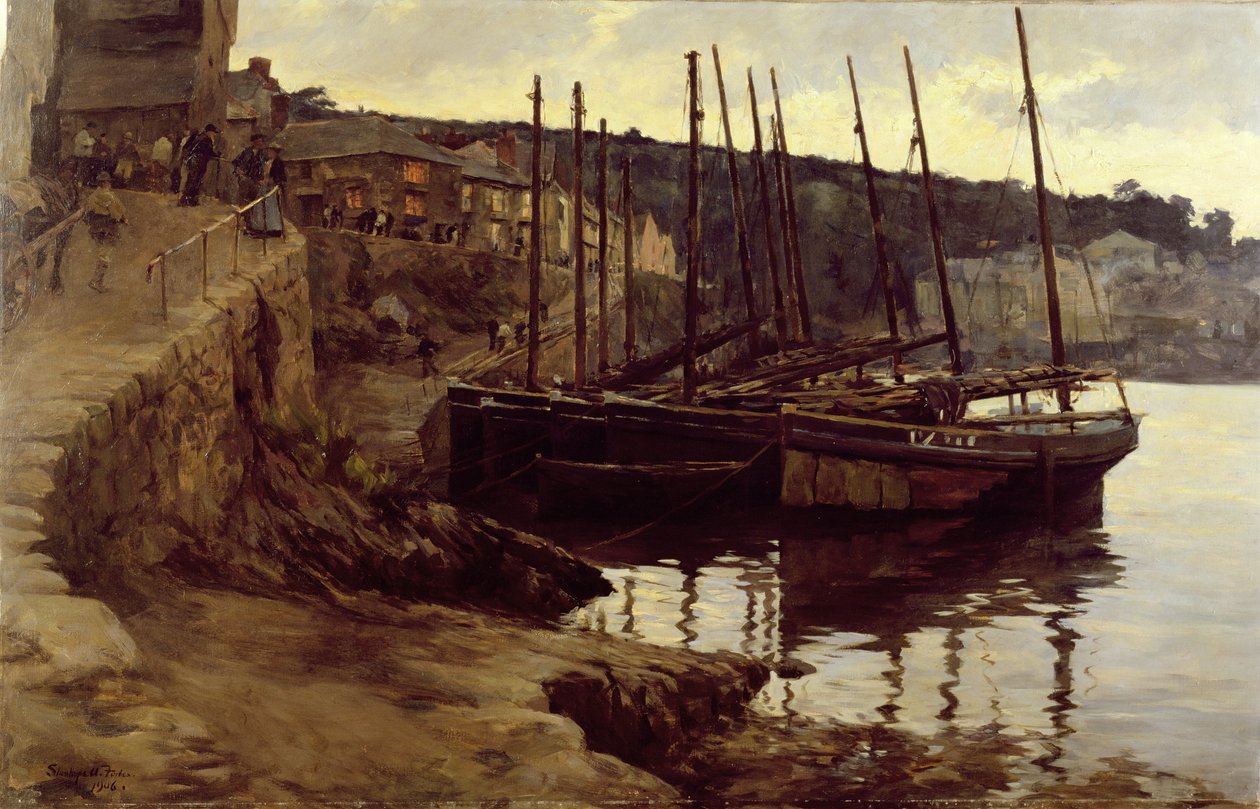 V jejich kotvištích od Stanhope Alexander Forbes