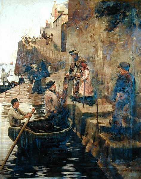 The Slip (olej na plátně) od Stanhope Alexander Forbes