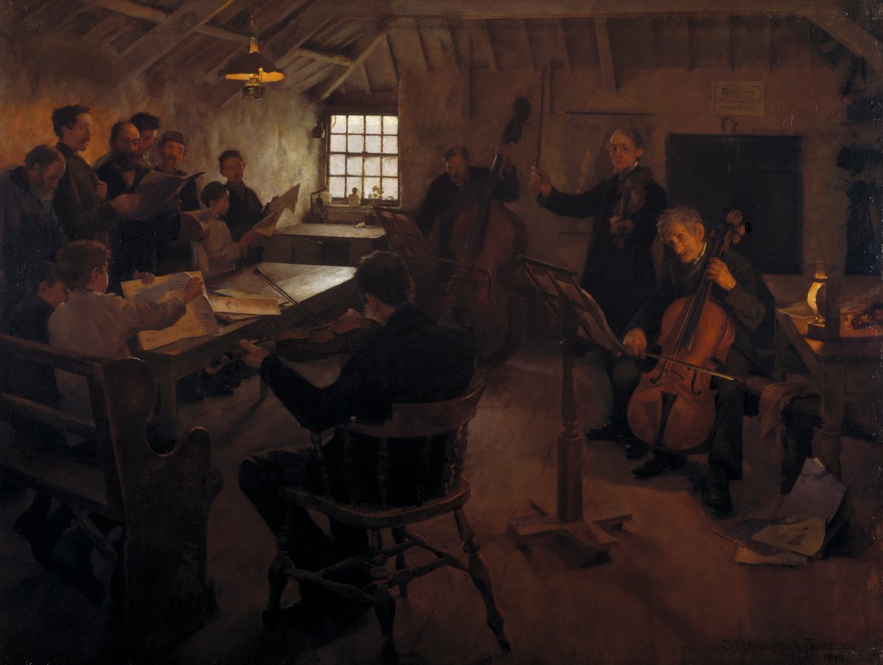 Vesnická filharmonie od Stanhope Alexander Forbes