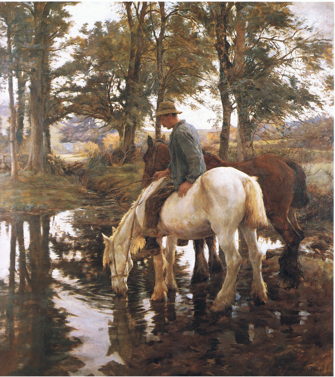 Místo na pití (barva litho) od Stanhope Alexander Forbes