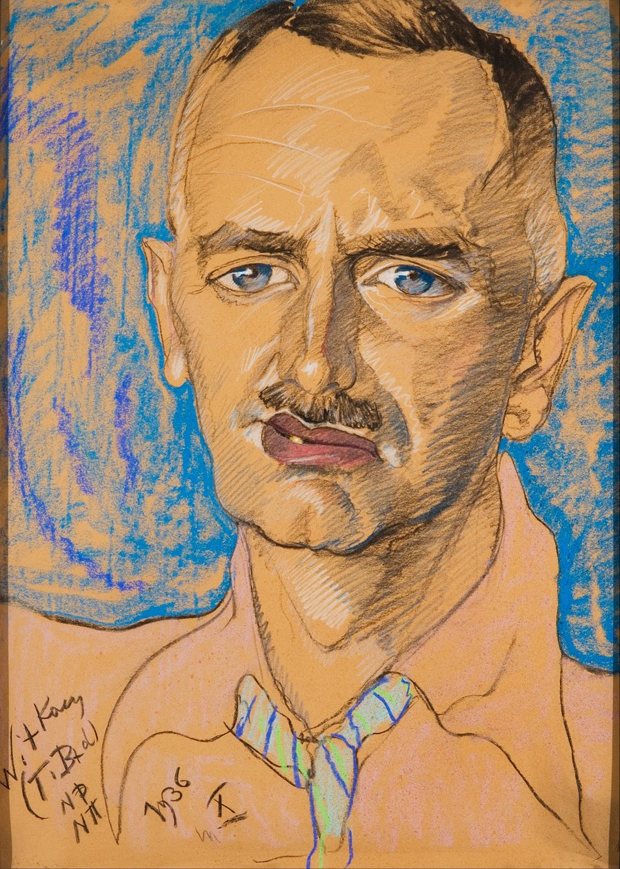 Portrét Mieczysława Gajewicze od Stanislaw Ignacy Witkiewicz