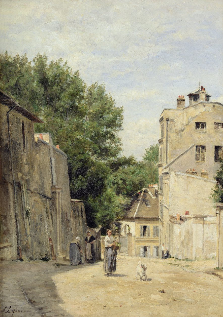 Saint-Vincent Street, Montmartre od Stanislas Victor Edouard Lepine
