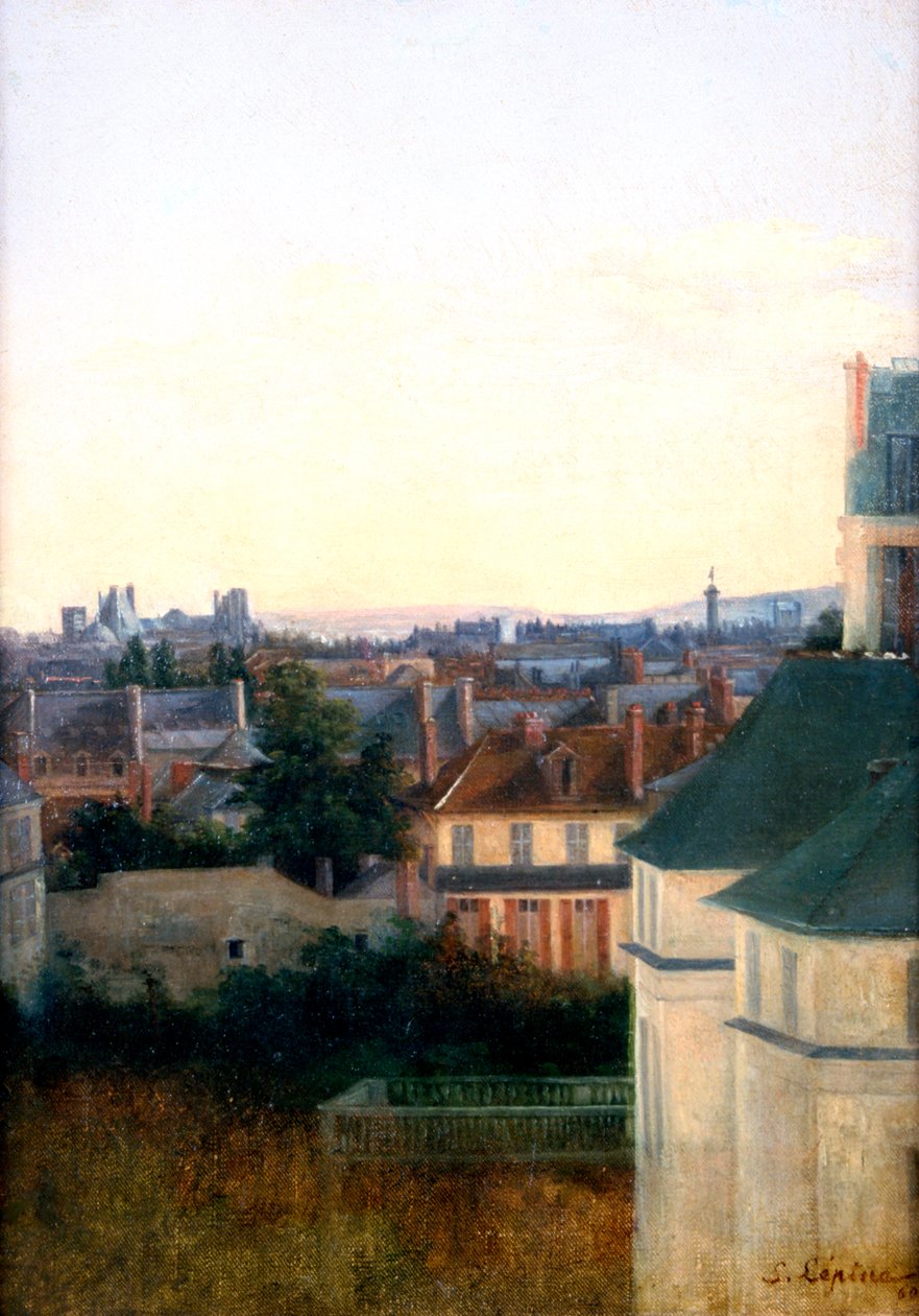 Krajina s mostem, c1870 od Stanislas Lepine
