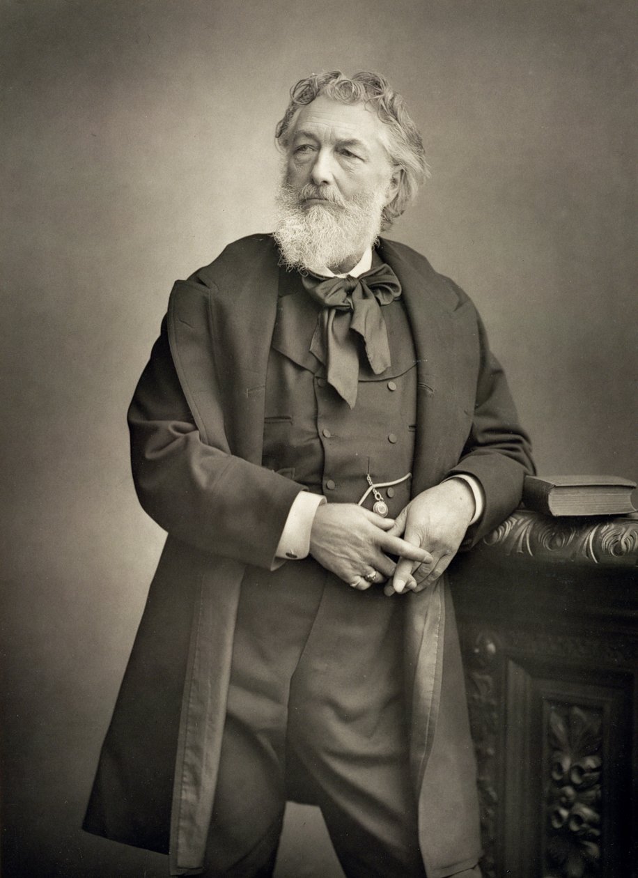Sir Frederic Leighton (1830-96), malíř, portrétní fotografie od Stanislaus Walery