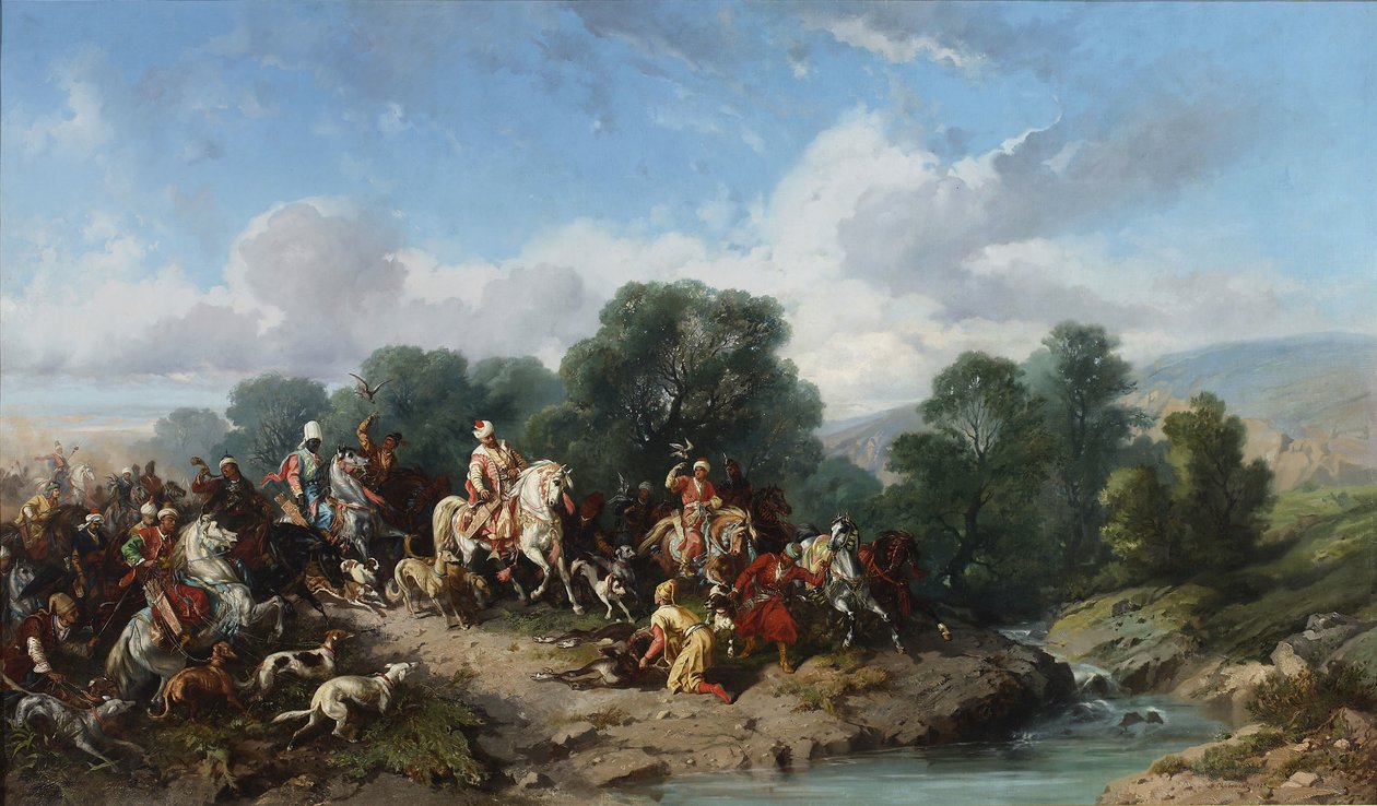 Sokolovna sultána Ahmeda III., 1873 od Stanislav Khlebovsky