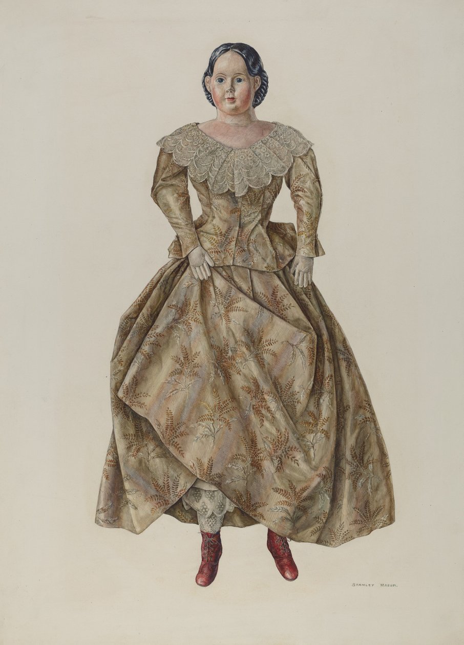 Patentovaná hlava panenky Greiner, c. 1940. od Stanley Mazur