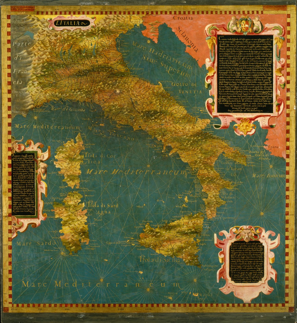 Itálie od Stefano Bonsignori 1589