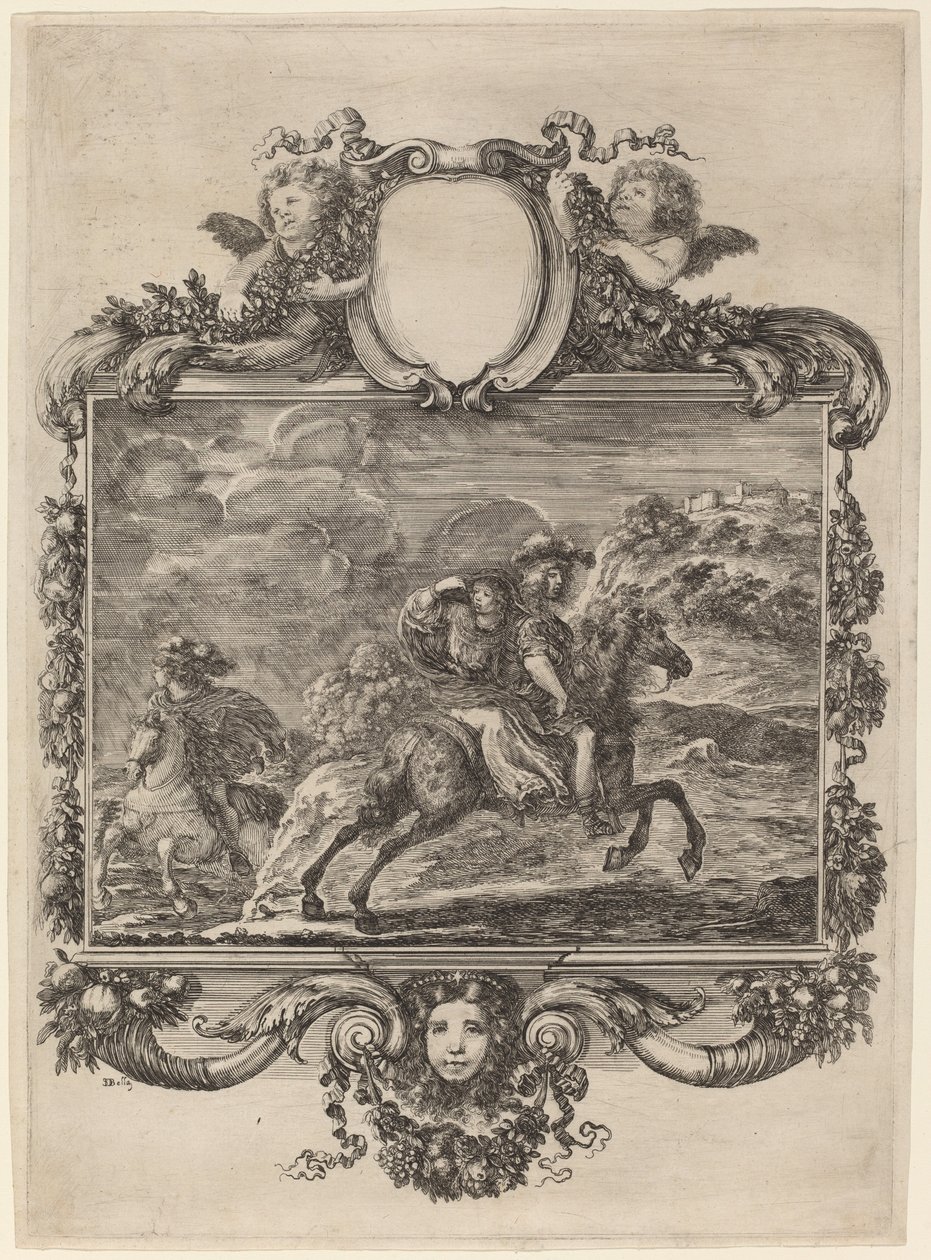 Clovis a Clotilda, c. 1657. od Stefano della Bella