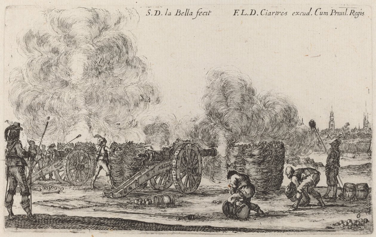 Střelba z děl, c. 1641. od Stefano della Bella