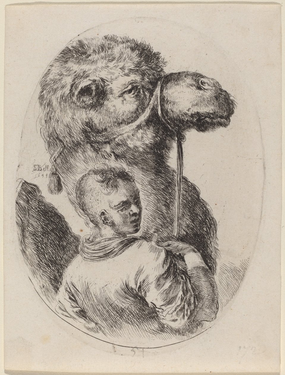Ženich s velbloudem, 1649. od Stefano della Bella