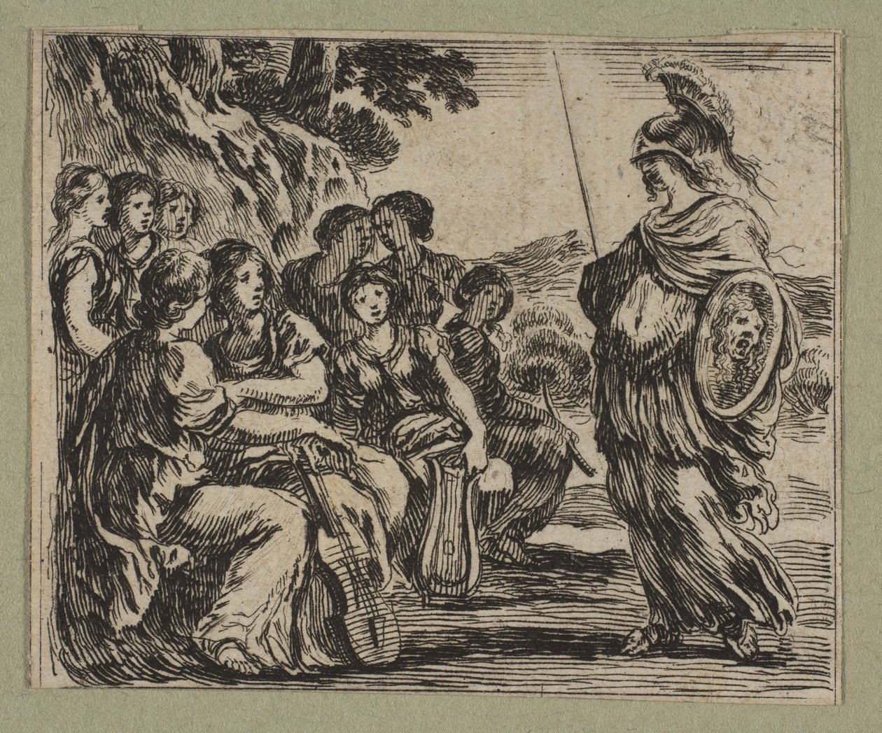 Devět múz, 1644. od Stefano della Bella