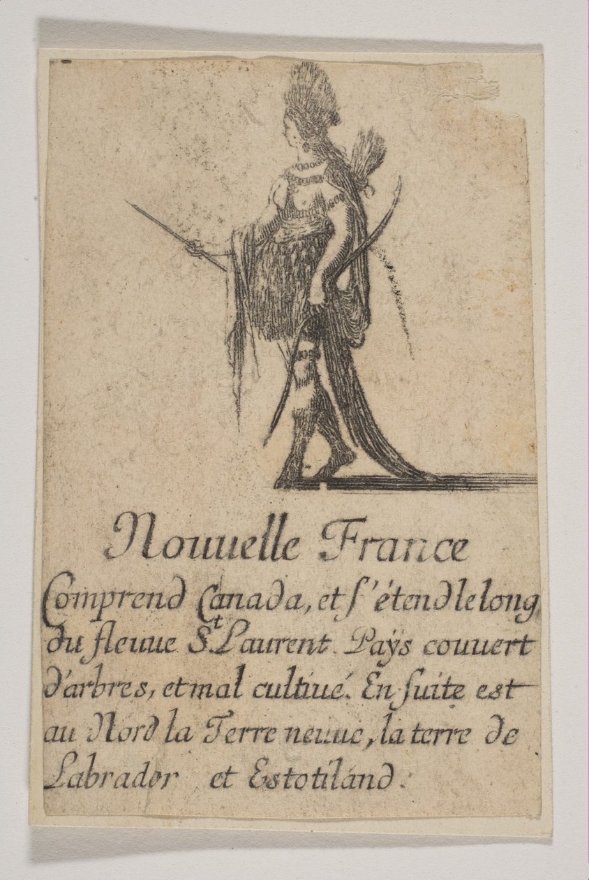 Nová Francie, 1644. od Stefano della Bella