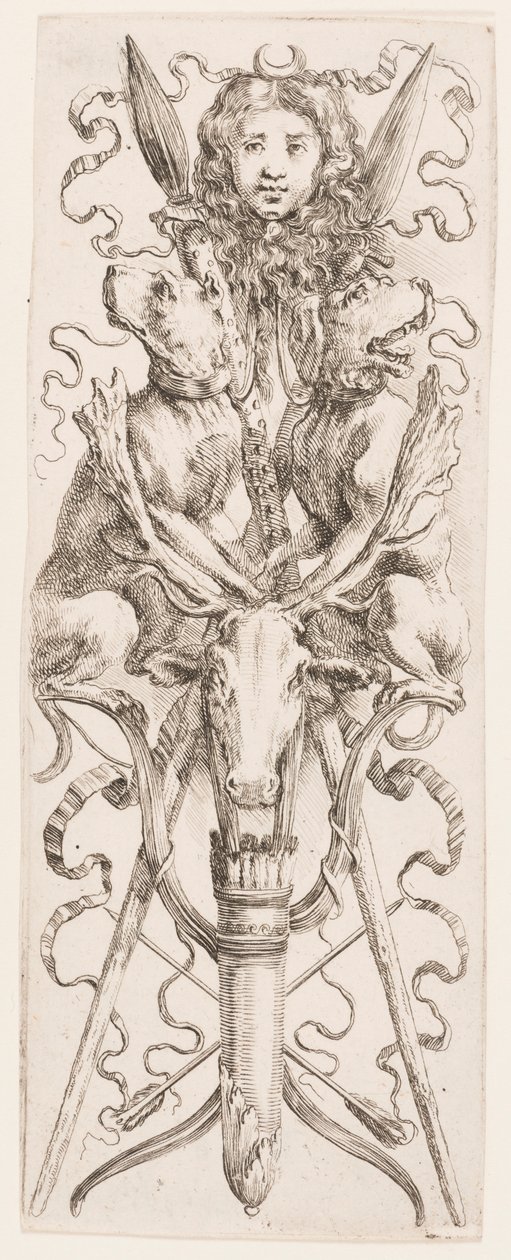 Ornamenty nebo grotesky (Grotesque Ornament) od Stefano della Bella