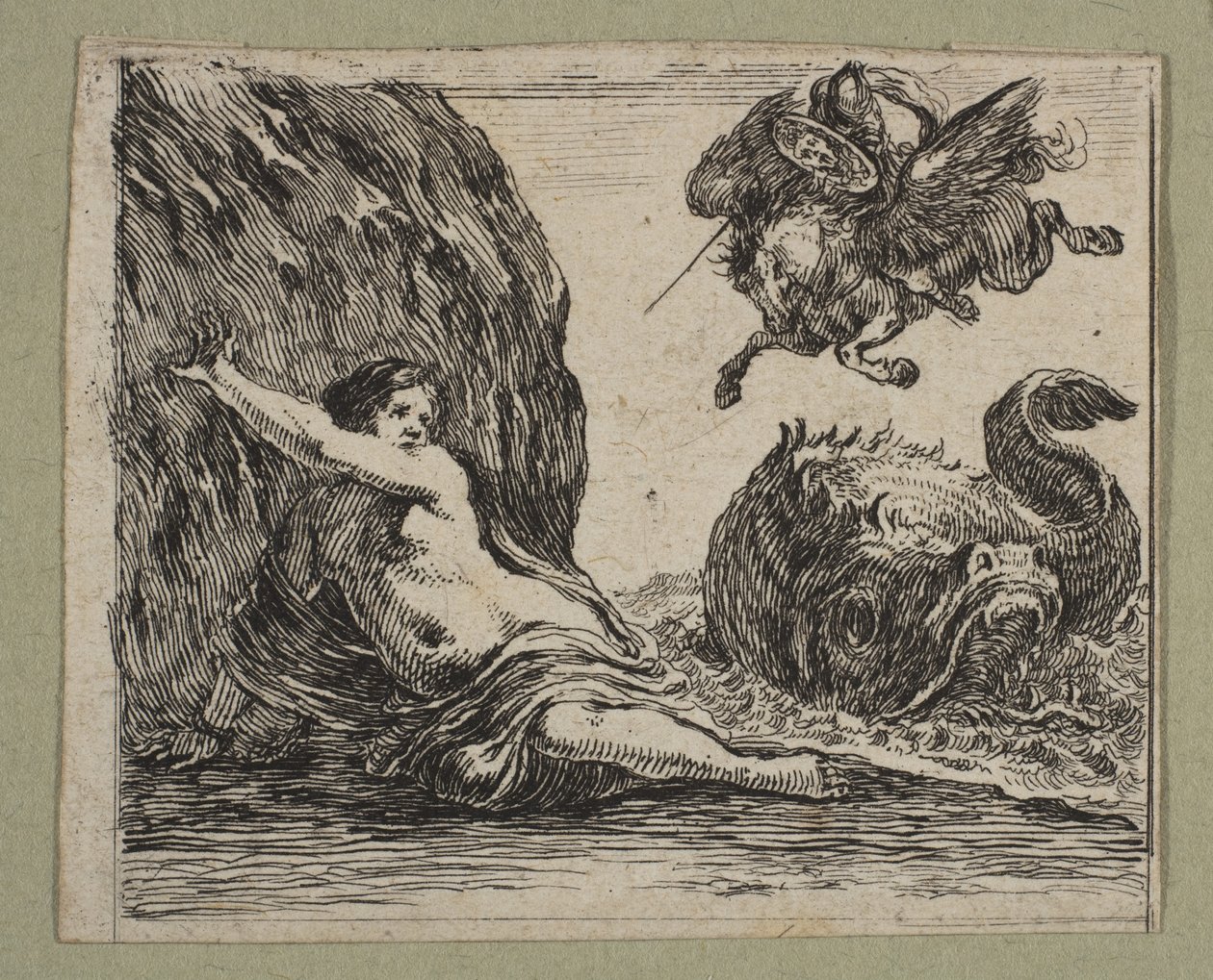 Perseus a Andromeda, 1644. od Stefano della Bella