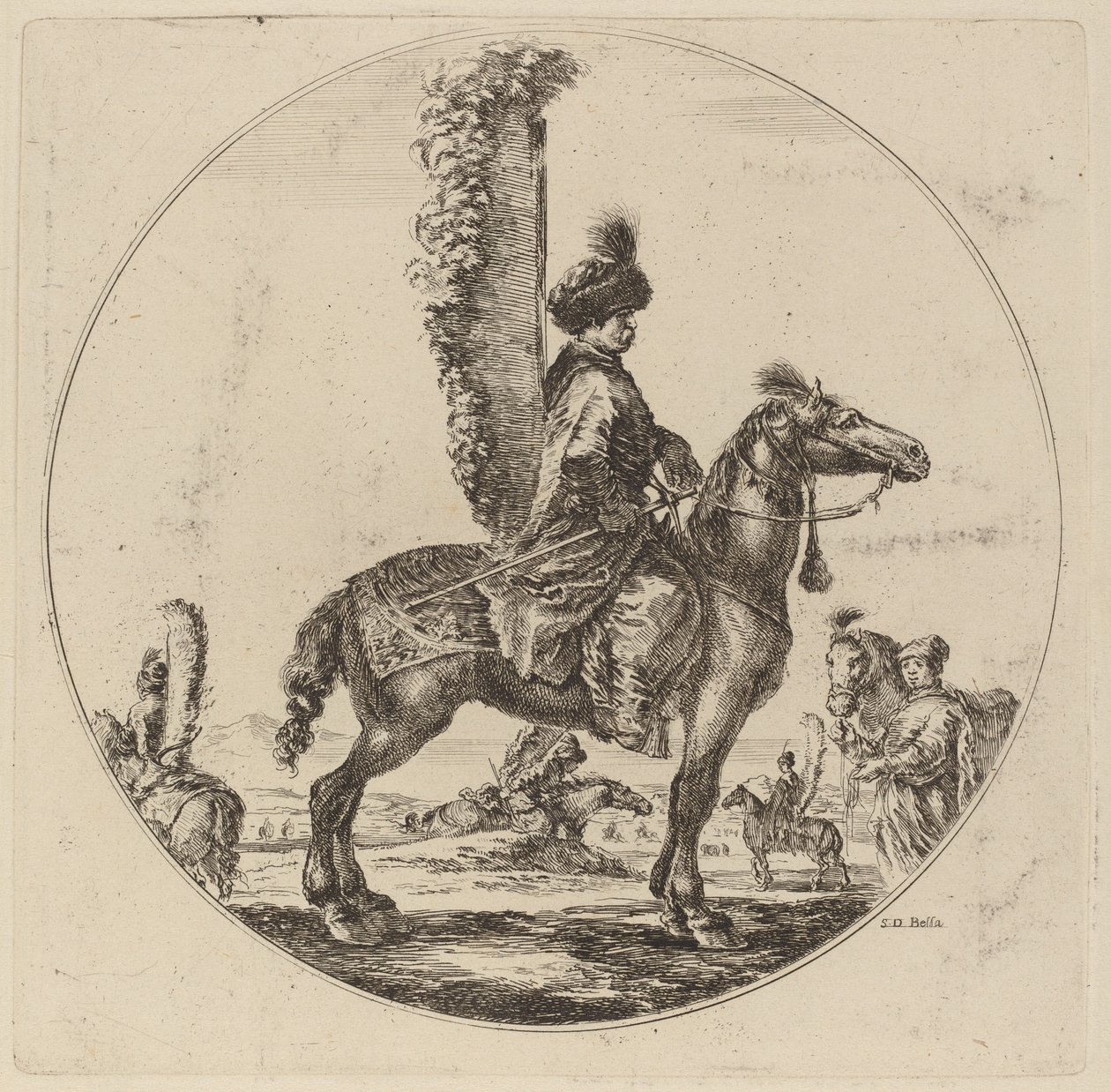 Polský husar od Stefano della Bella