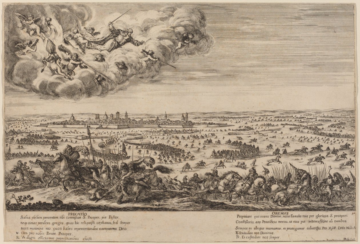 Saint Prosper, možná 1652. od Stefano della Bella