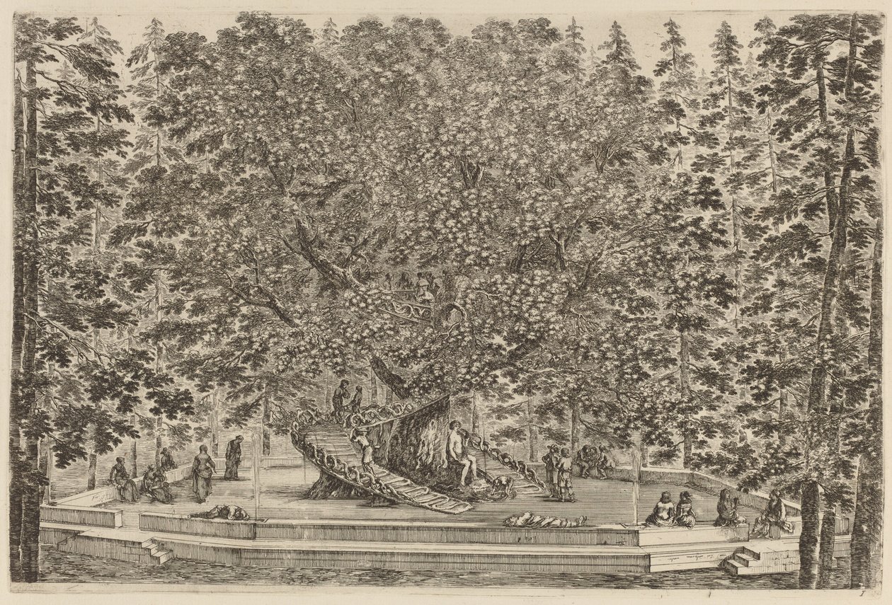 Obydlený strom, pravděpodobně 1653. od Stefano della Bella