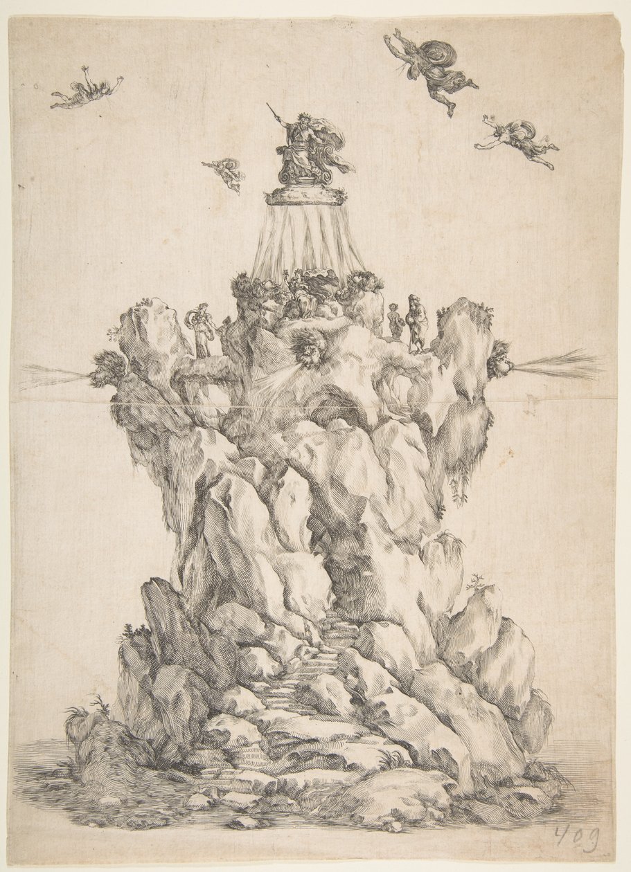 The Rock of Aeolus, 1652. od Stefano della Bella