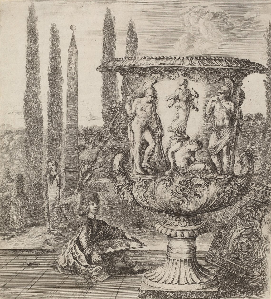 Váza Medicejských, 1656. od Stefano della Bella