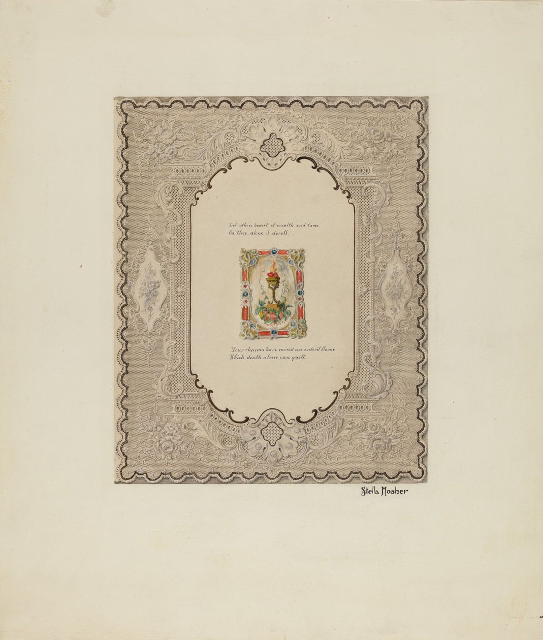 Valentýna, c. 1941. od Stella Mosher