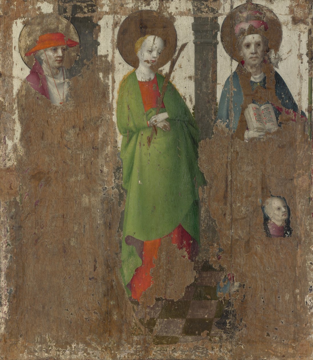 Tři svatí, c. 1450 od Stephan Lochner