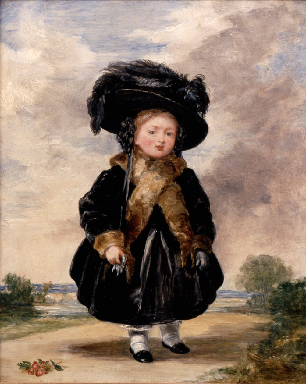Princezna Victoria ve věku čtyř let od Stephan Poyntz Denning
