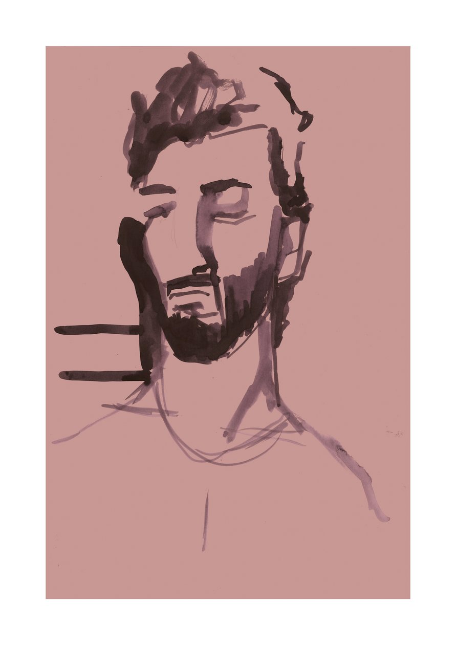 Ahmad (růže), 2023 (digitální) od Stephen Dow