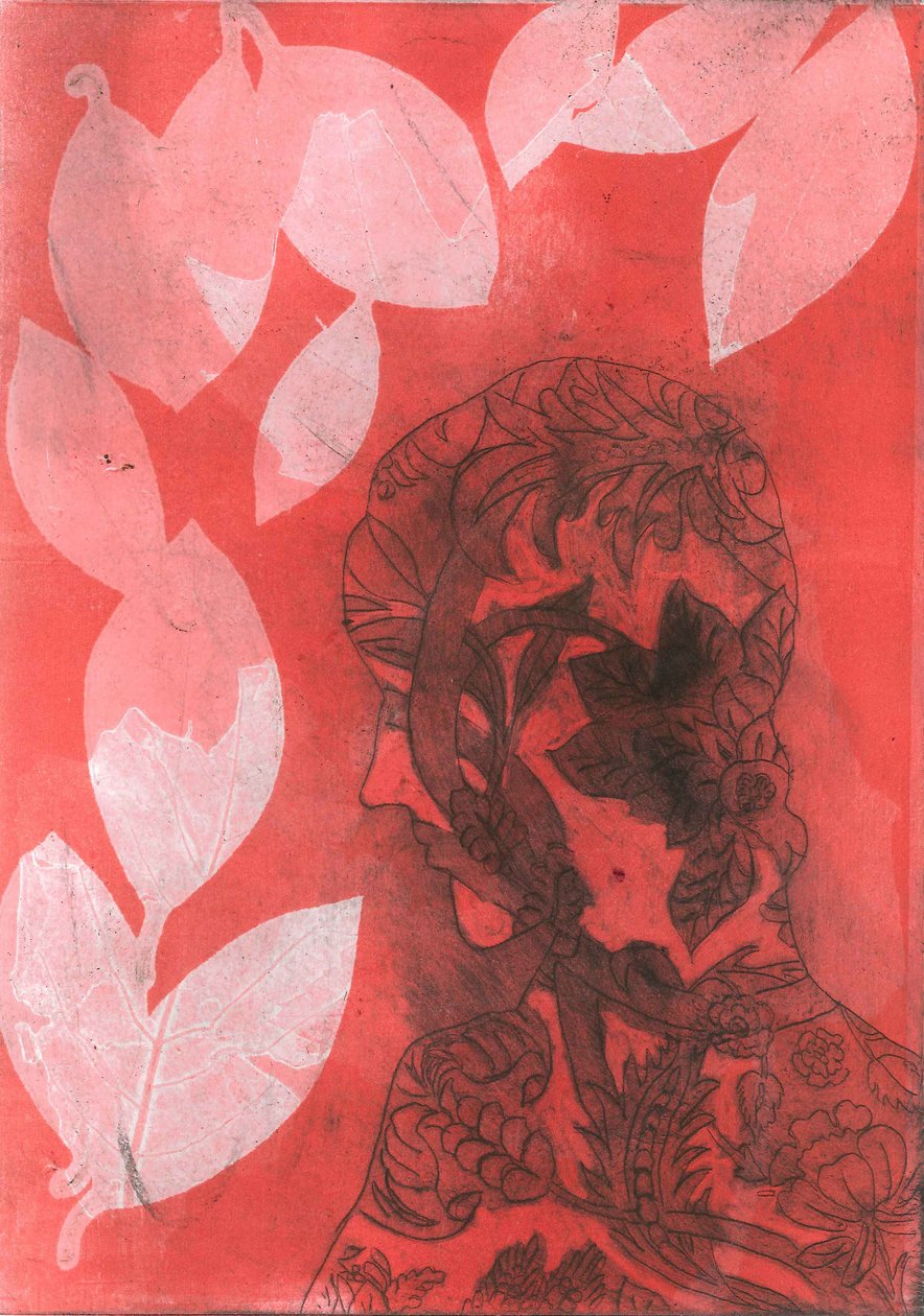 Cast II, 2015 (monotisk na papíře) od Stephen Dow