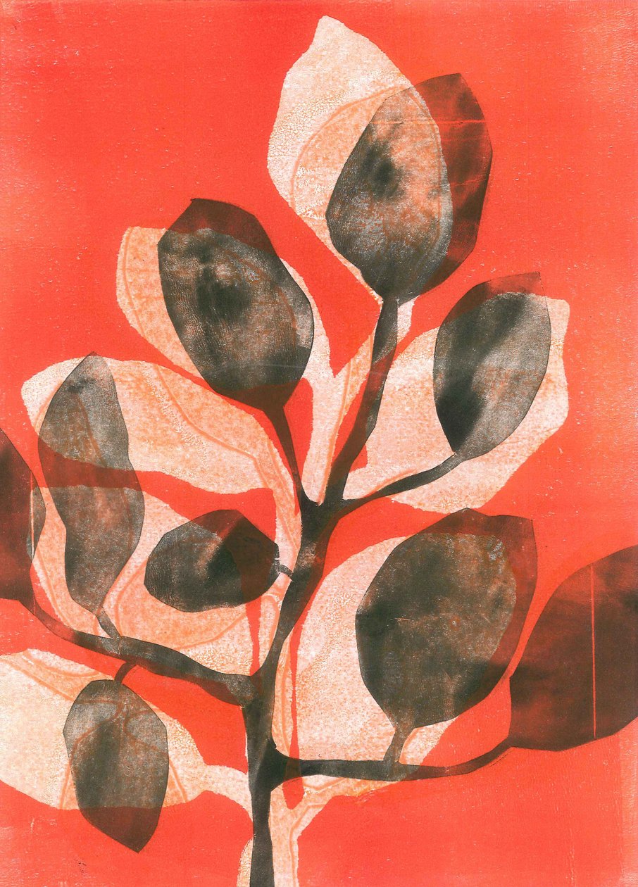 Letní zahrada III, 2015 (monotisk na papíře) od Stephen Dow