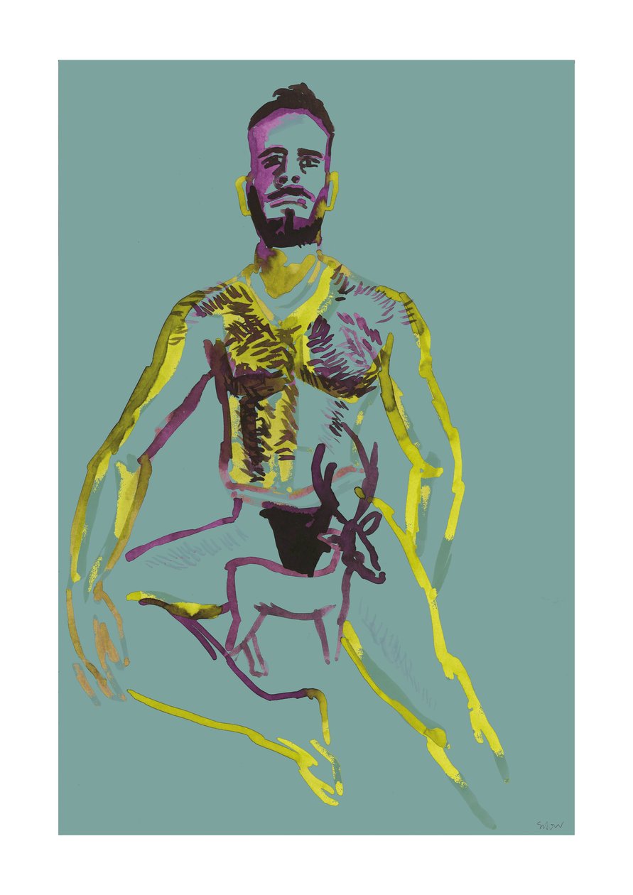 The god of Horn, 2023 (digitální) od Stephen Dow