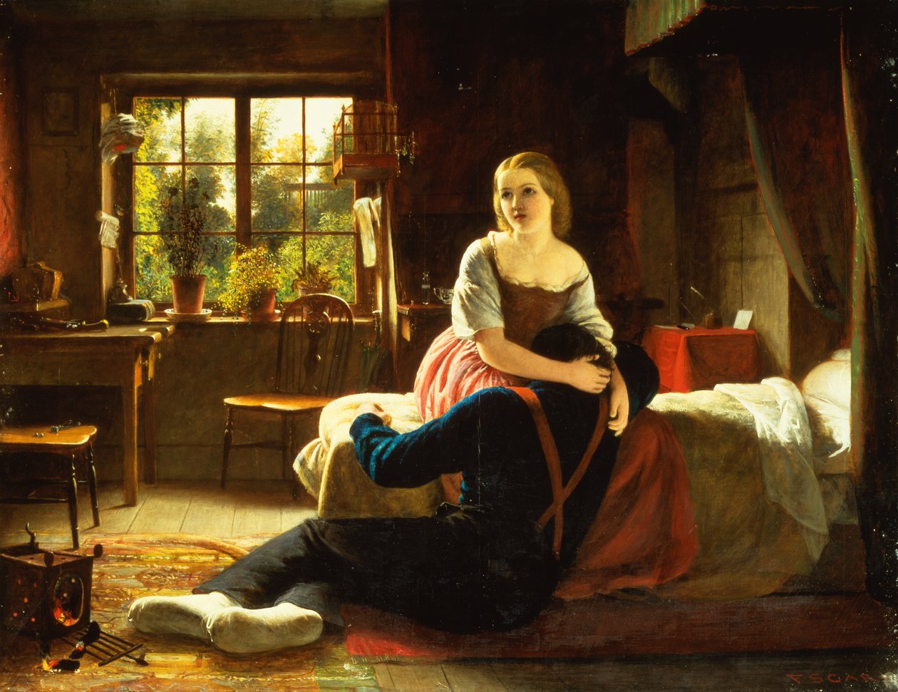 Útěcha (olej na plátně) od Stephen Francis Cary