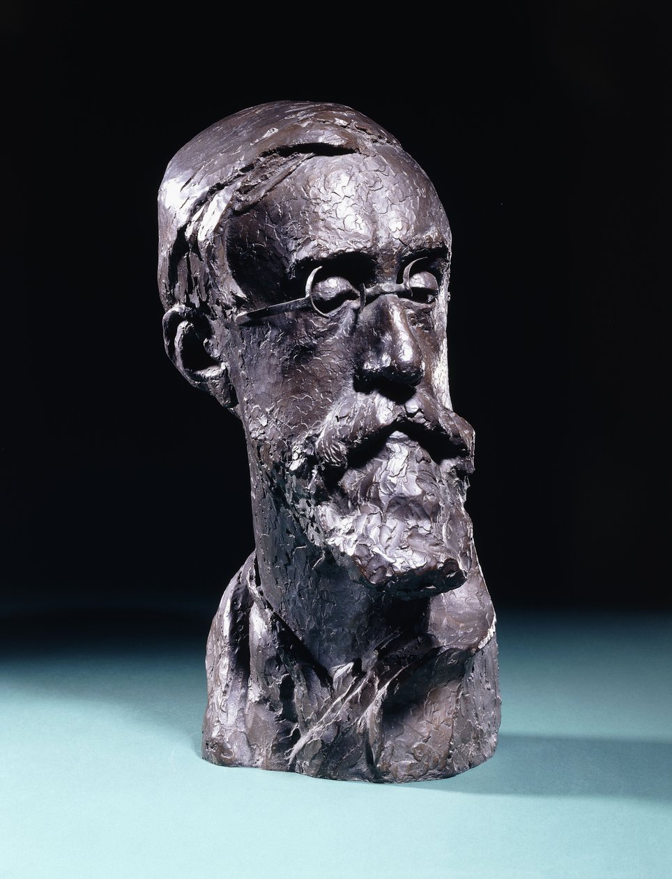 Portrét Lytton Strachey od Stephen Tomlin