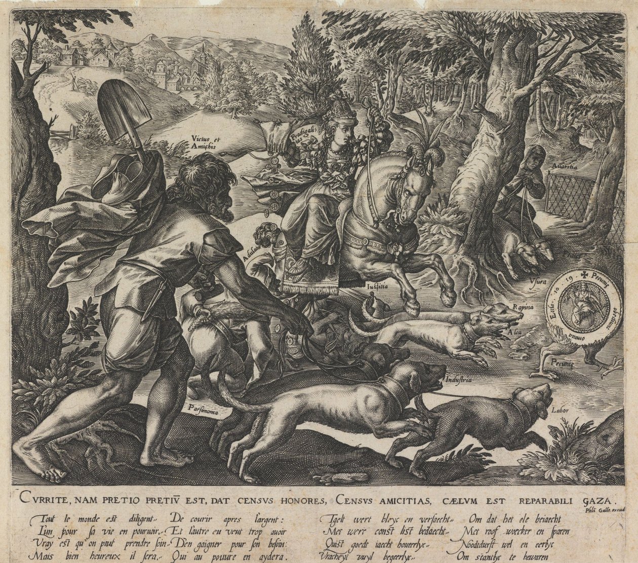 Alegorický hon, 1578 od Stradanus