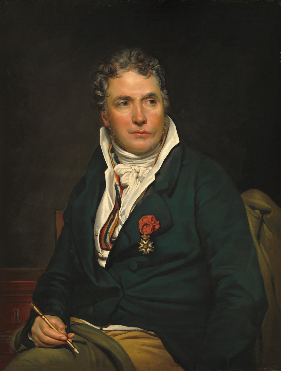Jacques-Louis David, c. 18131815. od Studio of Georges Rouget