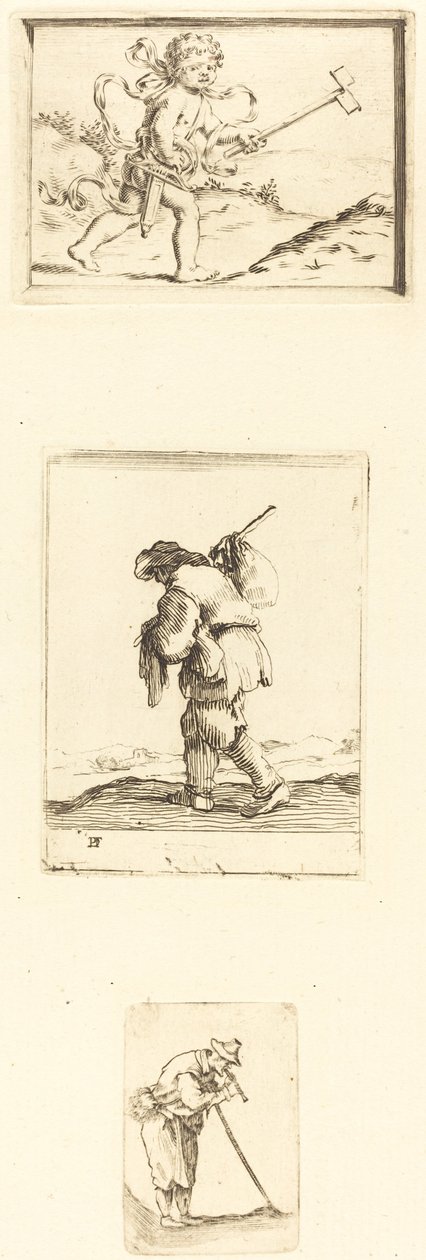 List leptů od Style of Jacques Callot