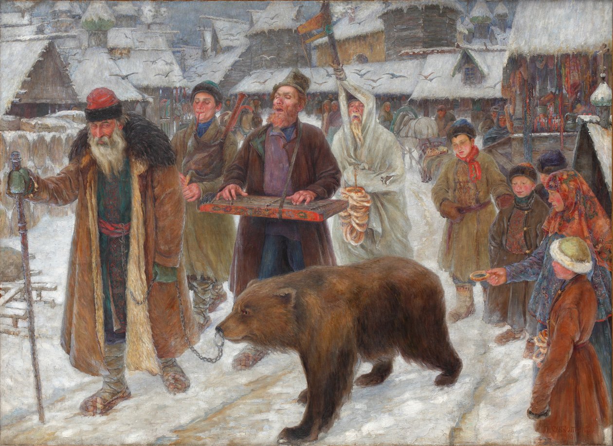 Píseň skomorochů, 1910 od Subbotin