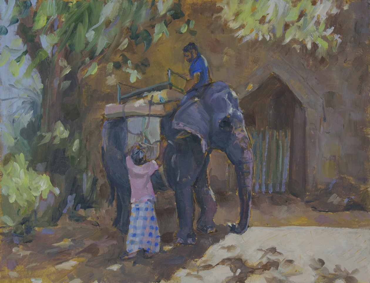 Slon, Srí Lanka, 2015, od Sue Wales