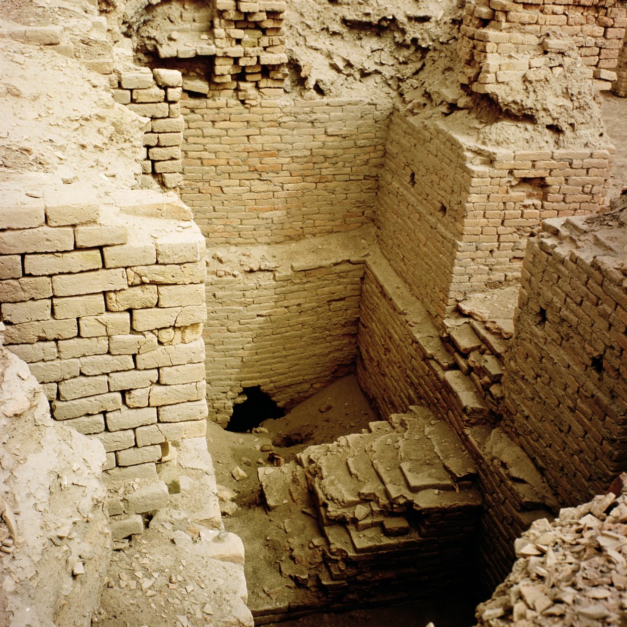 Ruina paláce od Sumerian