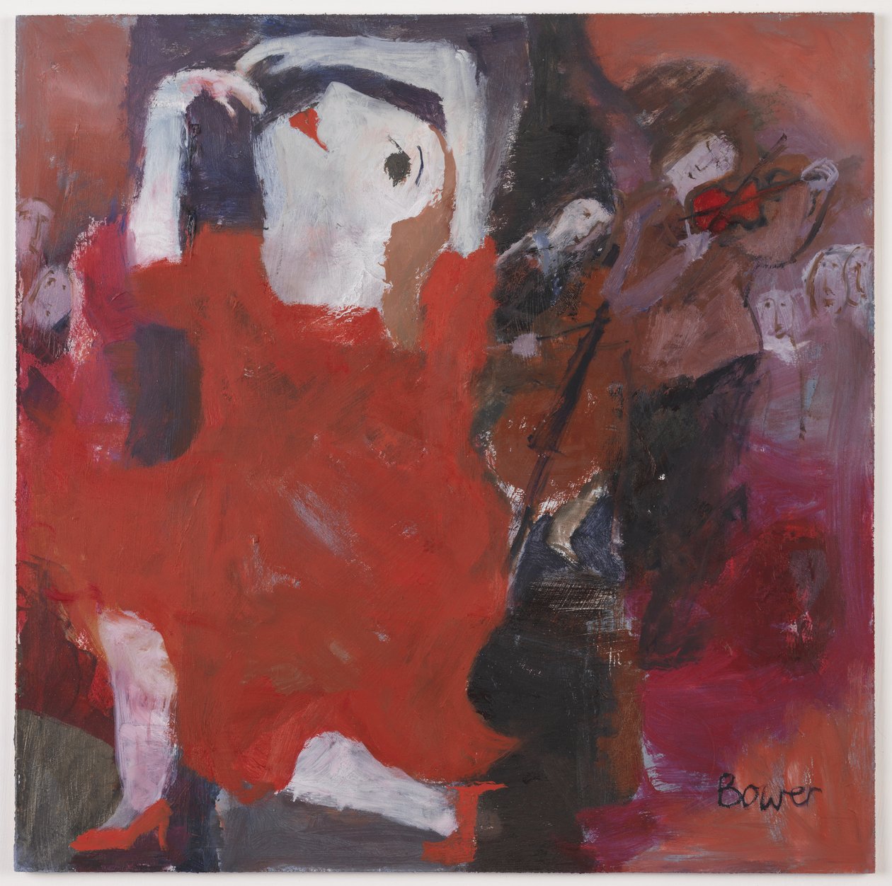 Červené housle, 2007 od Susan Bower