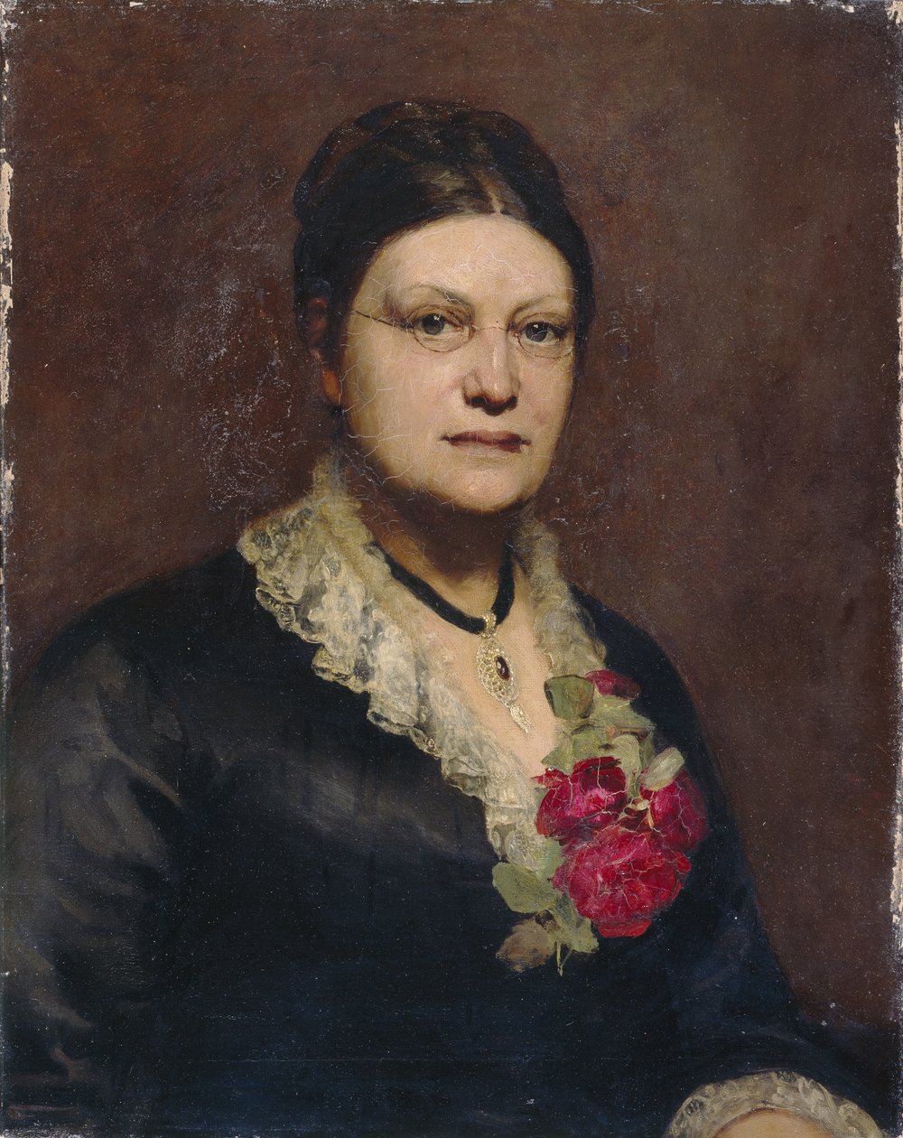 Lydia Becker (olej na plátně) od Susan Isabel Dacre
