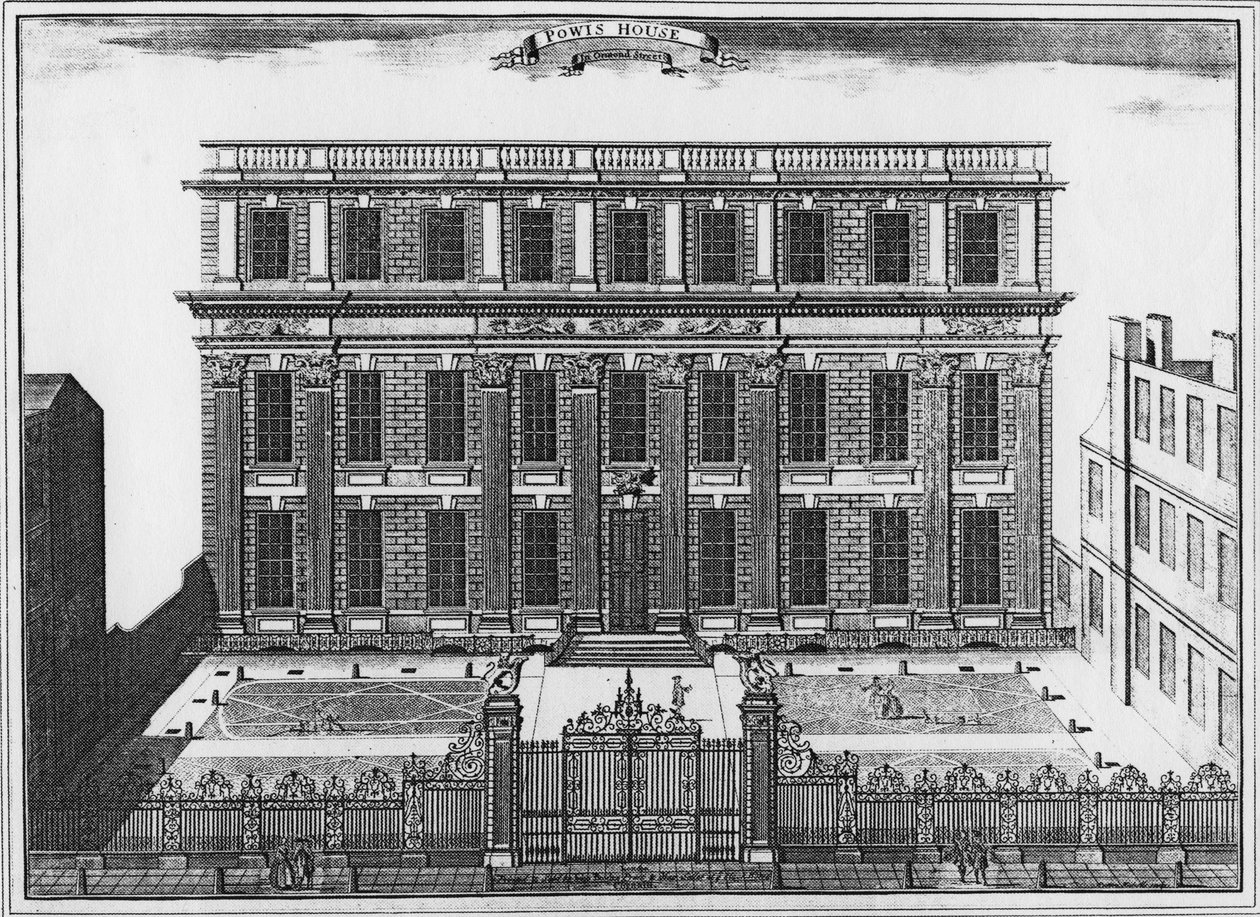 Powis House, kolem 1720 od Sutton Nicholls
