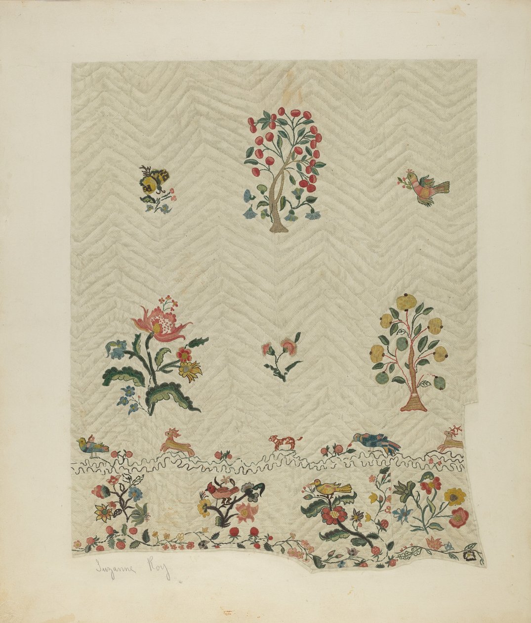 Přehoz přes postel, c. 1941. od Suzanne Roy