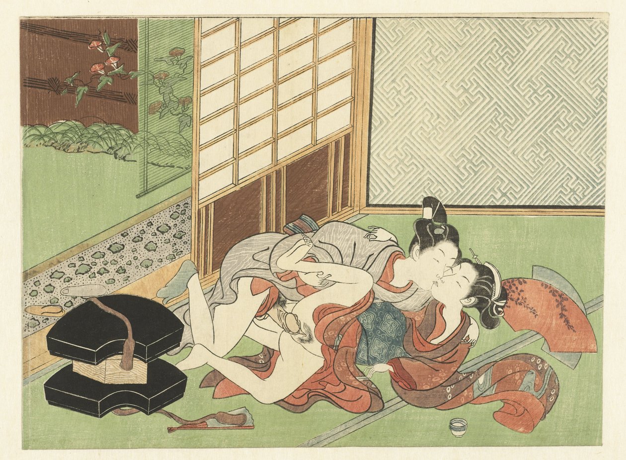 Milostný pár na tatami. od Suzuki Harunobu