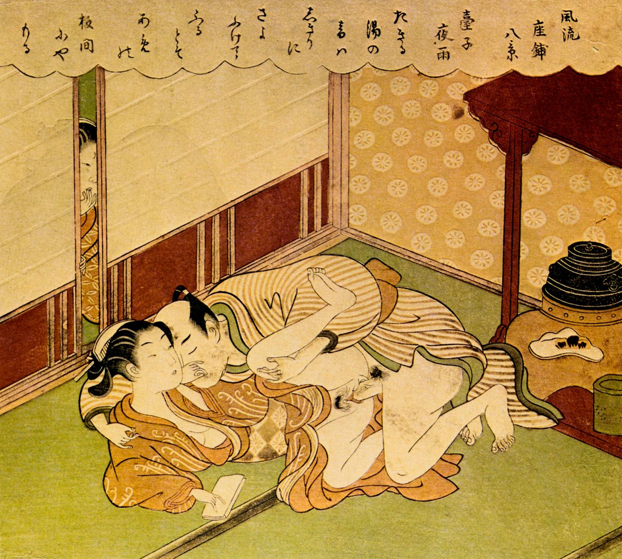 Dva milenci, c1750. od Suzuki Harunobu
