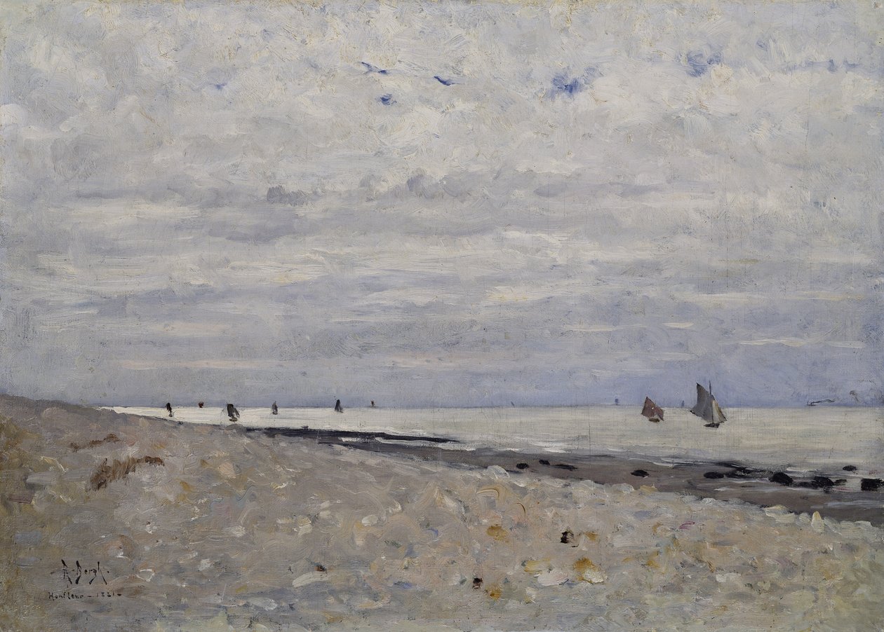 Mořská krajina u Honfleuru, 1881 od Sven Richard Bergh