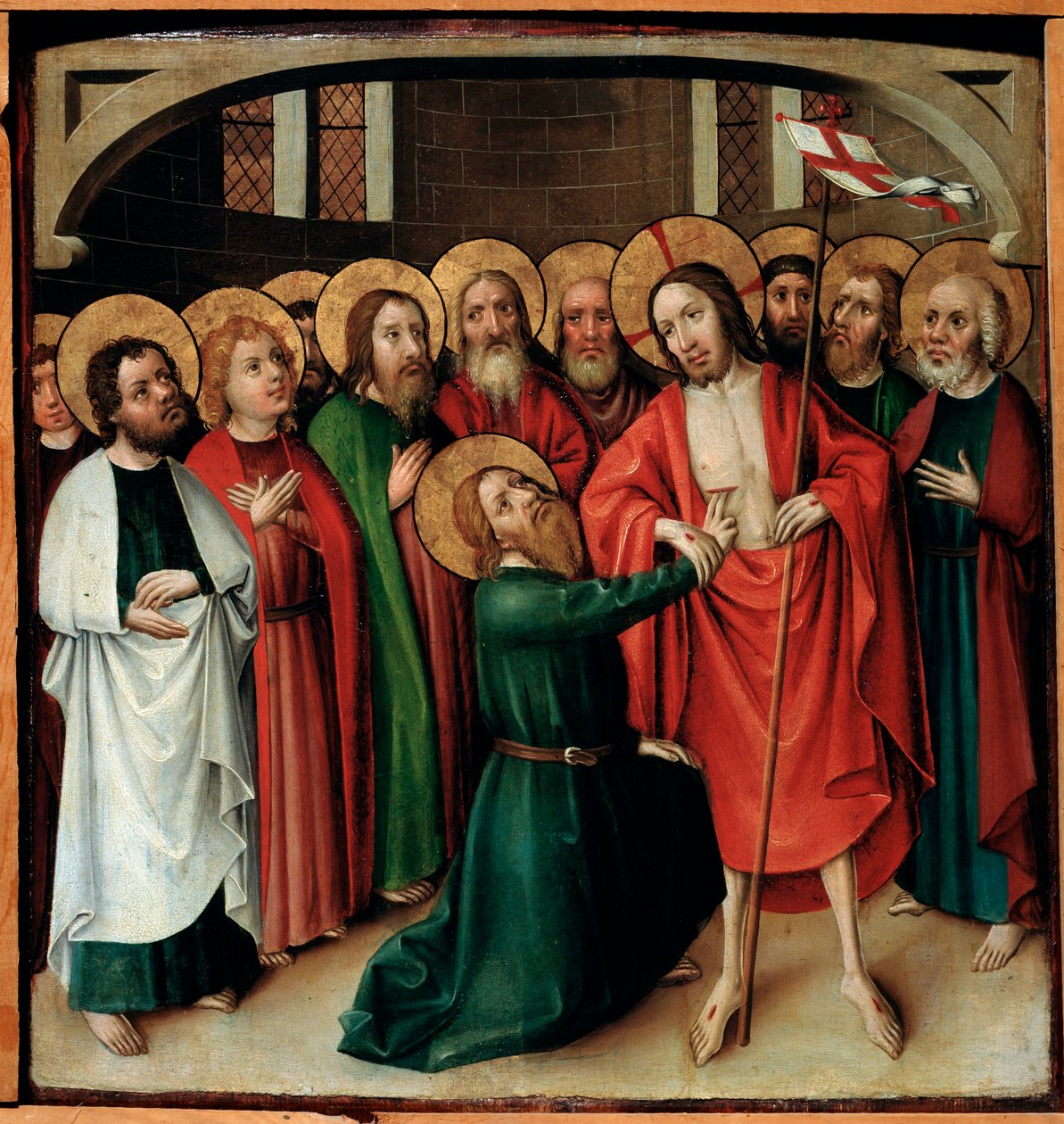 Neuvěřitelnost svatého Tomáše, c1500. od Swabian master
