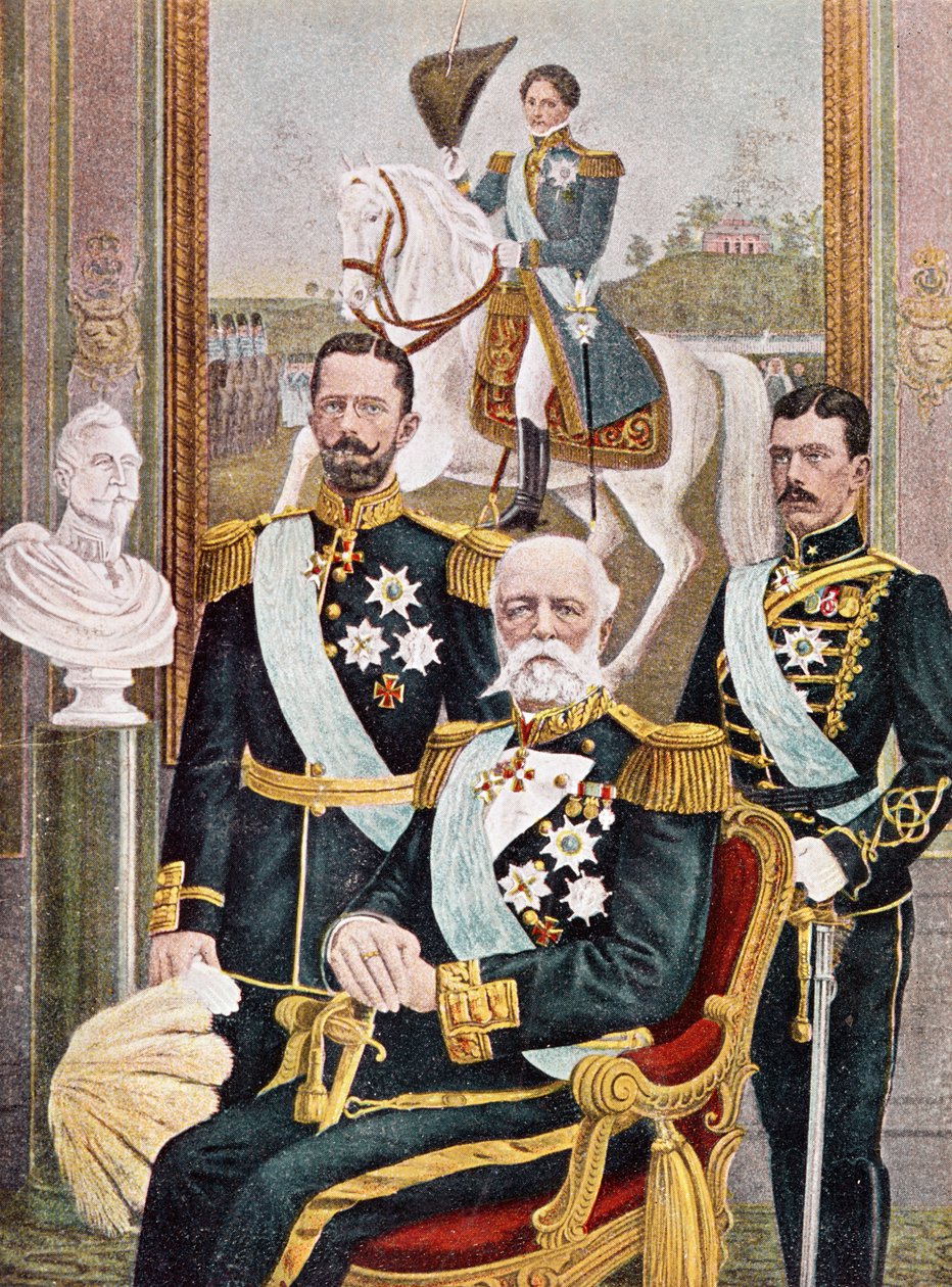Pět generací švédských panovníků, 1904 od Swedish School