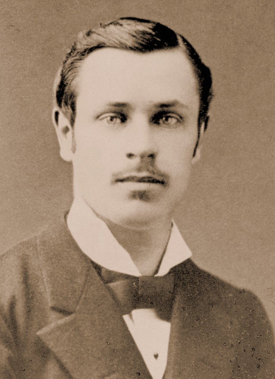 Portrét Rodolpha Lindta kolem roku 1881 od Swiss School