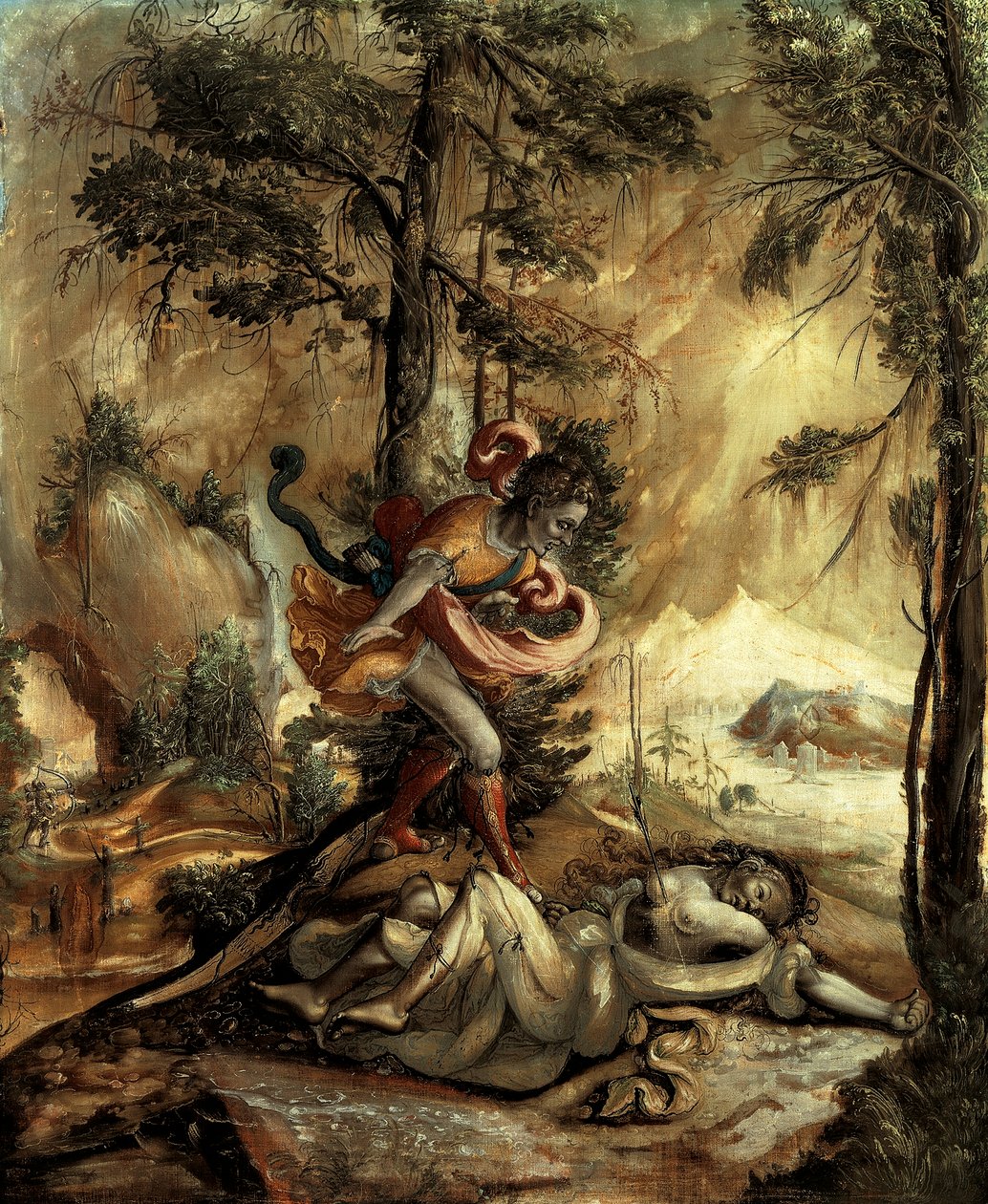Cephalus a Procris od Swiss School