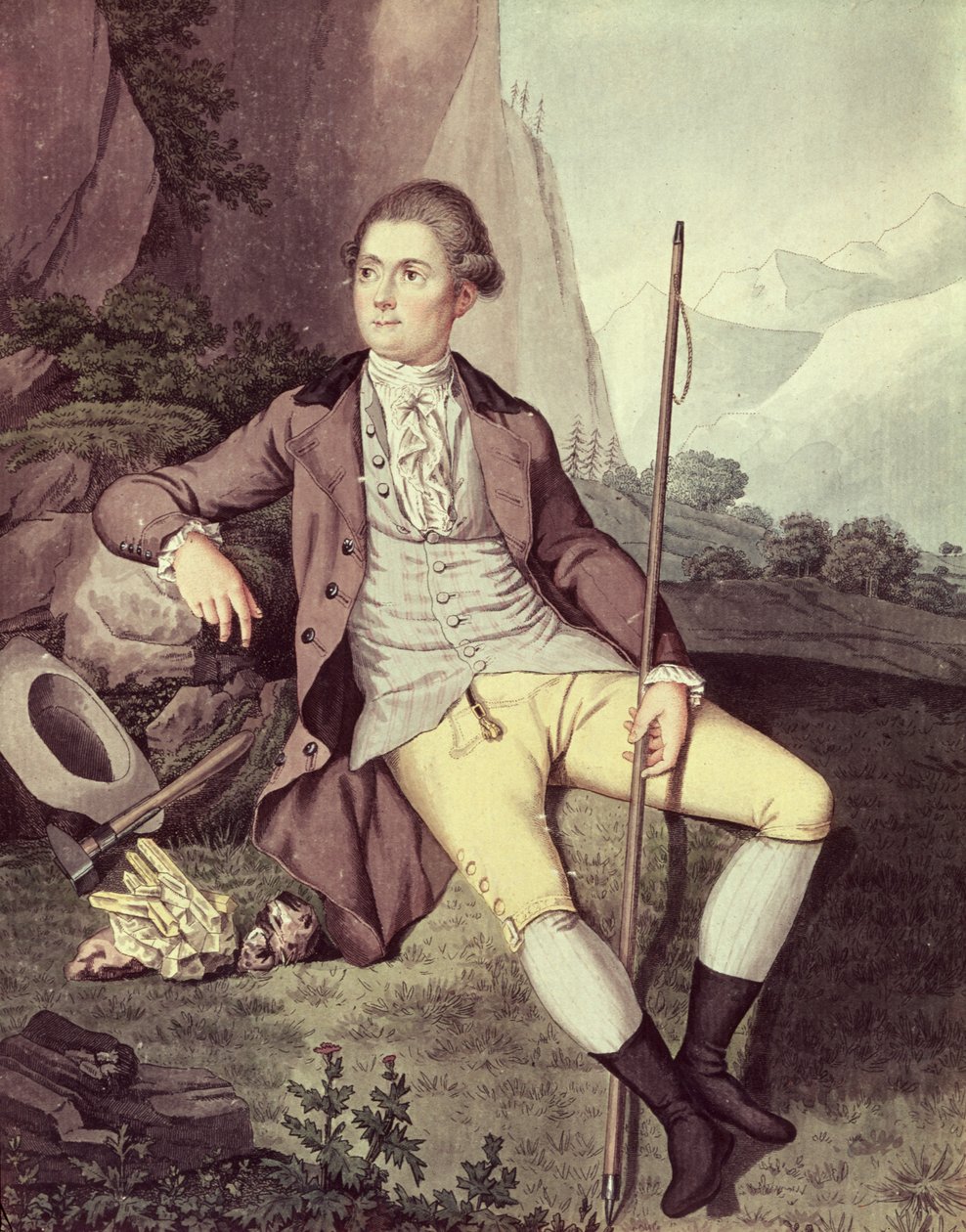Horace Benedict de Saussure (1740-99) od Swiss School